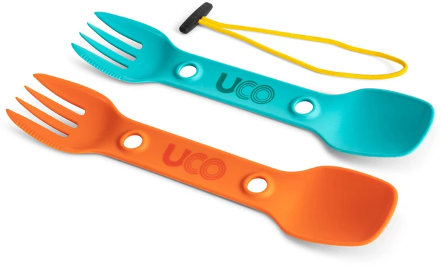 Main image of Utility Spork Camping Spoon-Fork-Knife Utensil, 2 Pack
