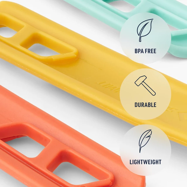 Alt view image 4 of 7 - Passage Cutlery Set, Fork, Spoon and Knife, Spicy Orange | Lightweight camp cutlery set snaps together for easy storage in durable, easy-clean, food-grade polypropylene