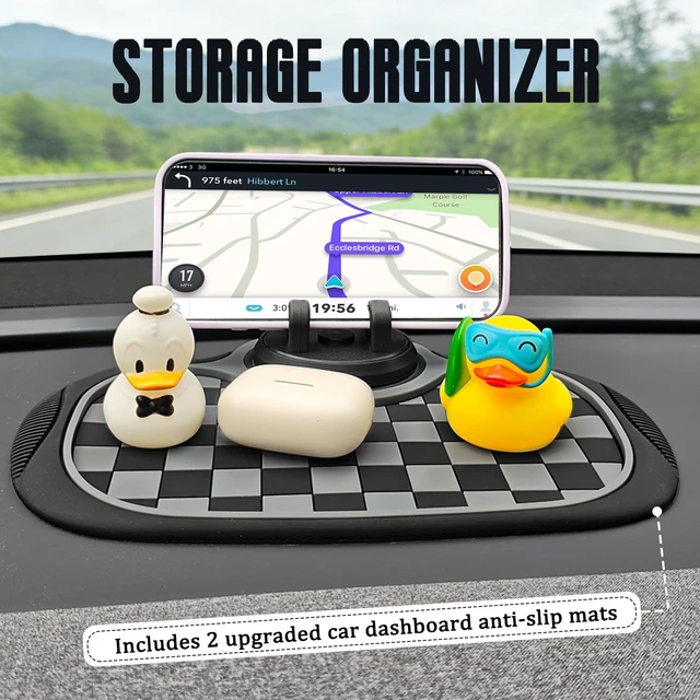 Alt view image 3 of 7 - Multifunction Car Anti-Slip Mat,Anti-Slip Mat for Car Dashboard Accessories | Car Anti-Slip Mat|All in One Car Organizer Pad for Phones,Sunglasses,Keys