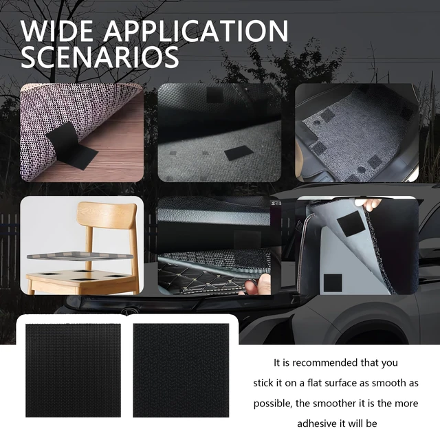 Alt view image 4 of 6 - 20PCS Car Floor Mat Retainer for Automotive Carpet,Super-Adhesive Hidden Car Mat Clips Keep Car Mats from Sliding,Universal Anti Skid Mat for Truck Mats,Car Seat Cushion (20PCS)