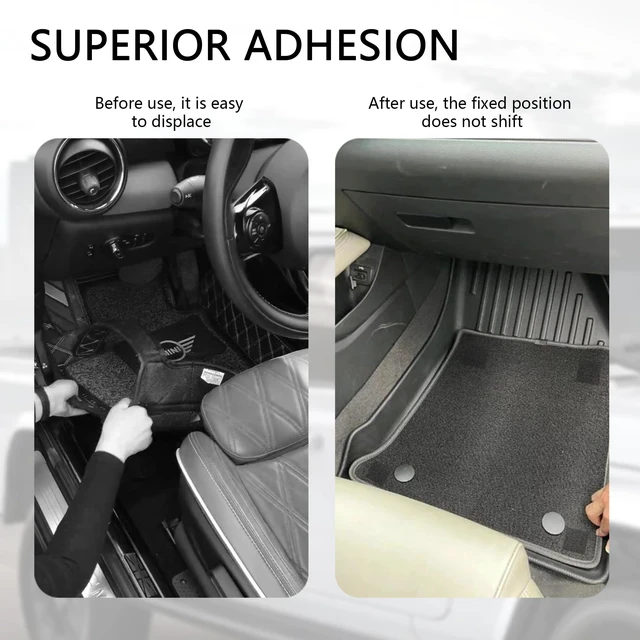 Alt view image 6 of 6 - 20PCS Car Floor Mat Retainer for Automotive Carpet,Super-Adhesive Hidden Car Mat Clips Keep Car Mats from Sliding,Universal Anti Skid Mat for Truck Mats,Car Seat Cushion (20PCS)