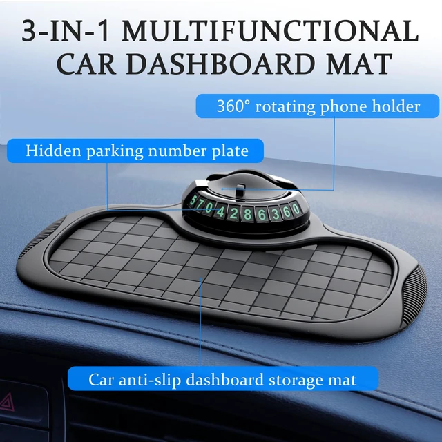 Alt view image 2 of 7 - Multifunctional Anti Slip Mat for Car Dashboard Phone Holder Universal