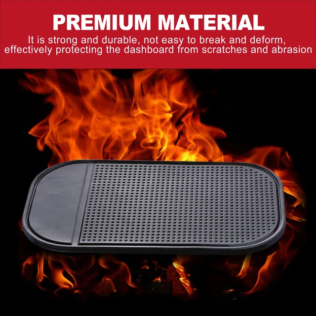 Alt view image 4 of 6 - 5 Pack Anti Slip Dashboard Sticky Pad, Washable Sticky Gel Grip Mat for Car Interior Accessories, Multi-Functional Non Slip Holder for Cell Phone Keys