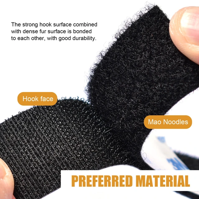 Alt view image 3 of 7 - 20PCS Car Mat Fixing Stickers, Nylon Waterproof Non-Shedding Vehicles Foot Pads Backing Adhesive, Multifunctional Cuttable Traceless, for Cushions, Sofa Mat, Carpets (Black)