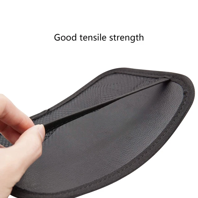 Alt view image 4 of 6 - 4-Piece Car Organizer Net Pocket, Side Pocket Holder, Phone Sunglasses Storage - 8"x5.75"