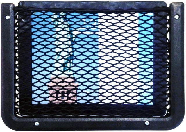 Alt view image 3 of 6 - Storage Net - Framed Stretch Mesh Net Pocket for Auto, RV, or Home Organization and Storage (8" x 11")