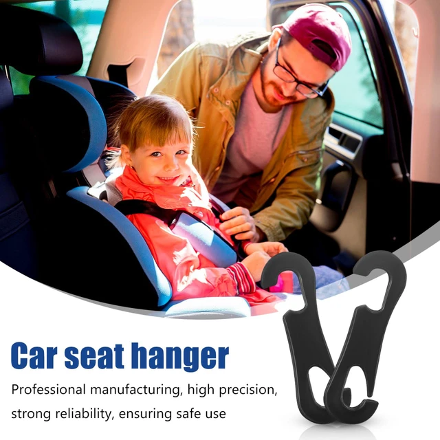 Alt view image 3 of 7 - 200 Pcs Car Seat Cushion Hooks | Black Plastic Cover Fasteners 1.38 Inch Car Seat Clip, Auto Interior Accessories Fix Leather Pad