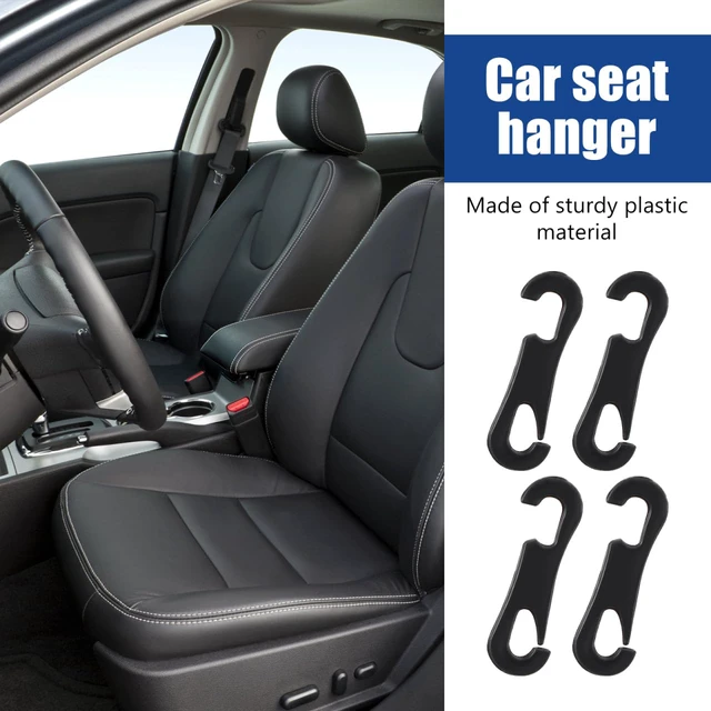 Alt view image 4 of 7 - 200 Pcs Car Seat Cushion Hooks | Black Plastic Cover Fasteners 1.38 Inch Car Seat Clip, Auto Interior Accessories Fix Leather Pad