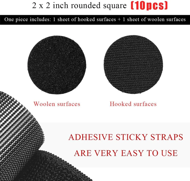 Alt view image 2 of 6 - 10PCS Car Mat Fixing Clips, Automotive Anti-Slip Carpet Fasteners Floor Pad Retainer, Double Sided Adhesive Car Foot Mats Fixing Stickers, Universal Car Accessories (Round)