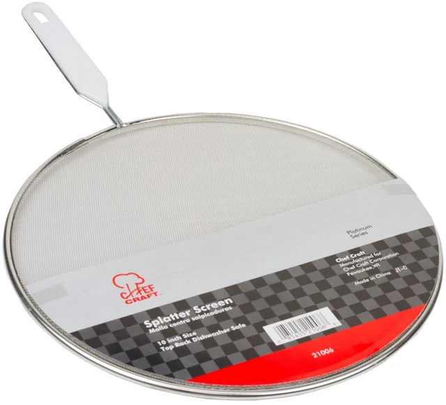 Alt view image 2 of 2 - Select Splatter Screen 10 inches in diameter, Stainless Steel