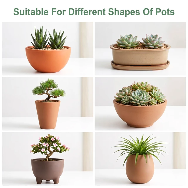 Alt view image 7 of 7 - 20Pcs Flower Pot Hole Mesh Pad, 8 x 12 Inch Terrarium Mesh for Plants | Reusable Bonsai Meshes Substrate Barrier Mesh Screen for Planter Pots Plant Pots Drainage Meshes for Preventing Soil Leakag