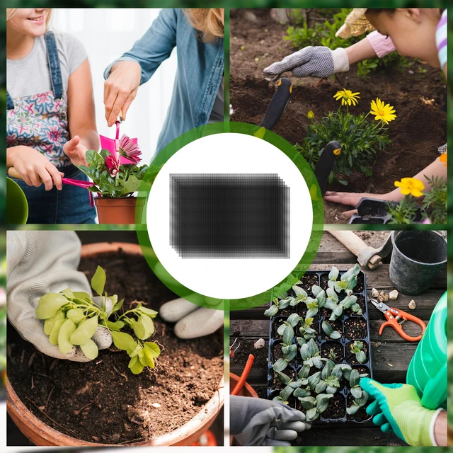 Alt view image 7 of 7 - 30pcs Plant Mesh Netting for Pots,Plant Screen for Terrariums | Aquarium Sand Mesh Barrier,Screen Mesh Pots Keep Soil from Flowing Away,Cuttable,Durable Reusable,Gardening Essentials
