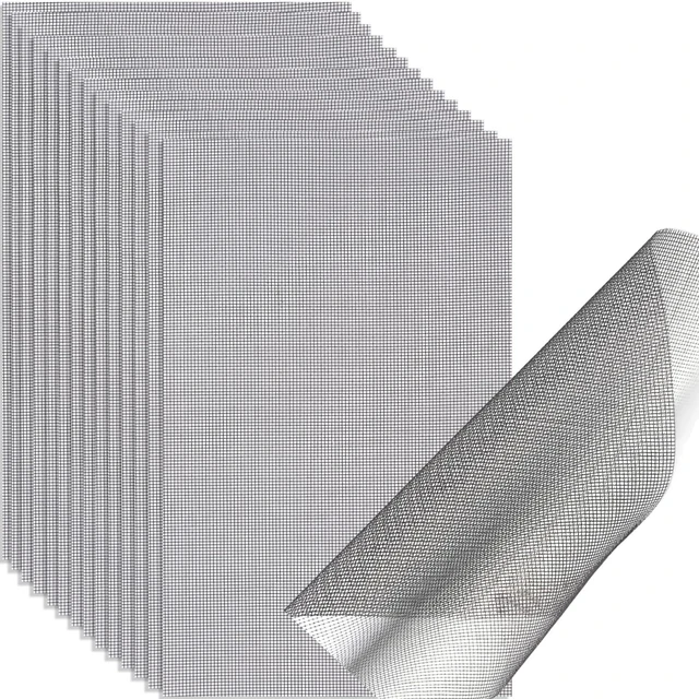 Main image of 15 Pcs Flower Pot Hole Mesh Pad 11.8x7.8 Inch Bosai Plant Mesh Drainage Screen Prevent Soil Loss Bottom Grid Mat Gardening Essentials
