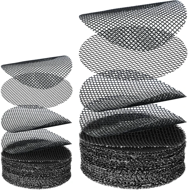 Main image of 200 Pcs Mesh for Plant Pot Drainage Screen 2 4 Inch Drainage Mesh | Reusable Round Bonsai Mesh, for Garden Succulent Grid Mat, Planter Bottom Mat, Prevents Soil Loss, Flower Pot Cover