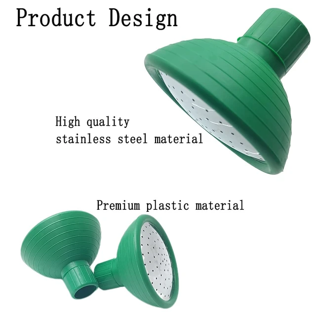 Alt view image 3 of 6 - Watering Can Rose Head Replacement, Water Sprinkler Sprayer,Garden Watering Can Rose Head Nozzle Spout Cap Replacement Nozzle for Watering Cans Garden Plants Indoor & Outdoor(1Pcs)