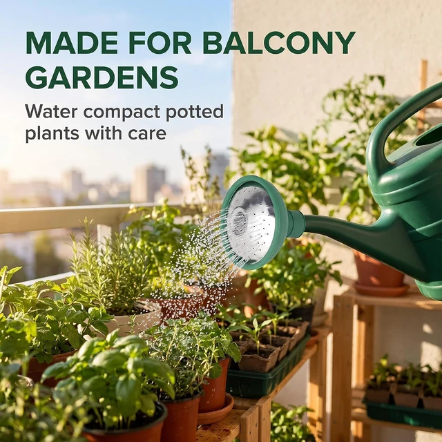 Alt view image 6 of 7 - Green Universal Garden Watering Can Rose Head Water Sprinkler Sprayer Fit All Watering Can Rose Spout Cover Nozzle Replacement Garden Tool Gardening Equipment Watering Cans House Plant Flower
