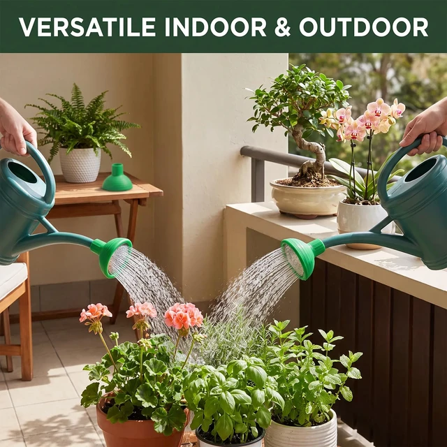 Alt view image 3 of 7 - 2pc Watering Can Rose Head Replacement, Universal Watering Can Spout Sprinkler Head for 22-24mm Nozzles, Gentle Shower Watering Attachment