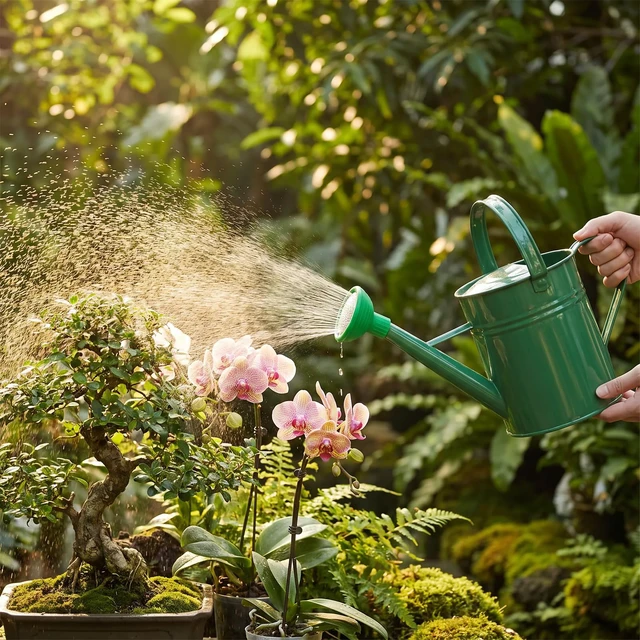 Alt view image 5 of 7 - 2pc Watering Can Rose Head Replacement, Universal Watering Can Spout Sprinkler Head for 22-24mm Nozzles, Gentle Shower Watering Attachment