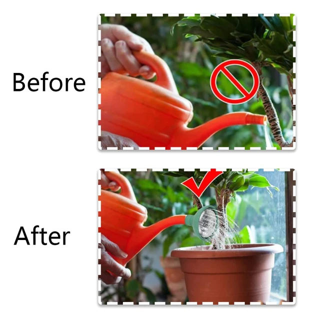 Alt view image 6 of 7 - 2 Pcs Watering Can Rose Heads 23mm Water Sprinkler Sprayers Durable Watering Can Rose Heads Replacement for Watering Cans Garden Plants Indoor & Outdoor
