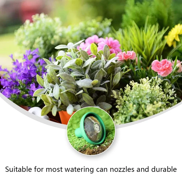 Alt view image 5 of 7 - 2 Pcs Watering Can Rose Heads 23mm Water Sprinkler Sprayers Durable Watering Can Rose Heads Replacement for Watering Cans Garden Plants Indoor & Outdoor