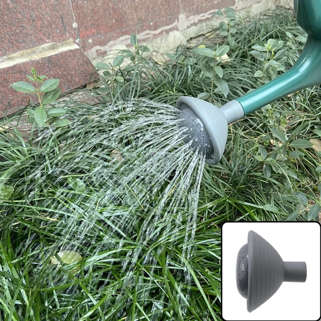 Alt view image 4 of 7 - Universal Watering Can Rose Head Sprinkler Head, Dia 0.7-0.8" | Plastic Replacement, Sprinkler Head Spray Spout, Garden Watering Can Sprinkler Head For Garden Home Flower, 2 Pcs
