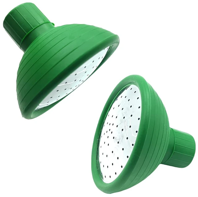 Main image of Watering Can Rose Head, Universal Water Sprinkler Sprayer,Garden Watering Can Replacement Nozzle for Watering Cans Garden Plants Indoor & Outdoor (Green-2Pcs)