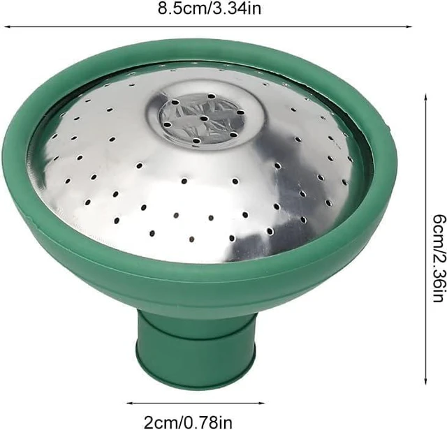 Alt view image 2 of 7 - Green Universal Garden Watering Can Rose Head Water Sprinkler Sprayer Fit All Rose Spout Cover Nozzle Replacement Garden Watering Tool, Equipment, Small Watering Can