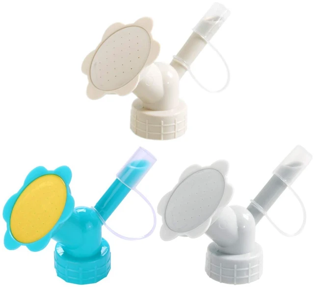 Main image of 3Pcs Plastic Dual Head Bottle Cap Sprinkler, Bottle Watering Spout Bonsai Watering Can for Indoor Seedlings Plant, Garden Tool