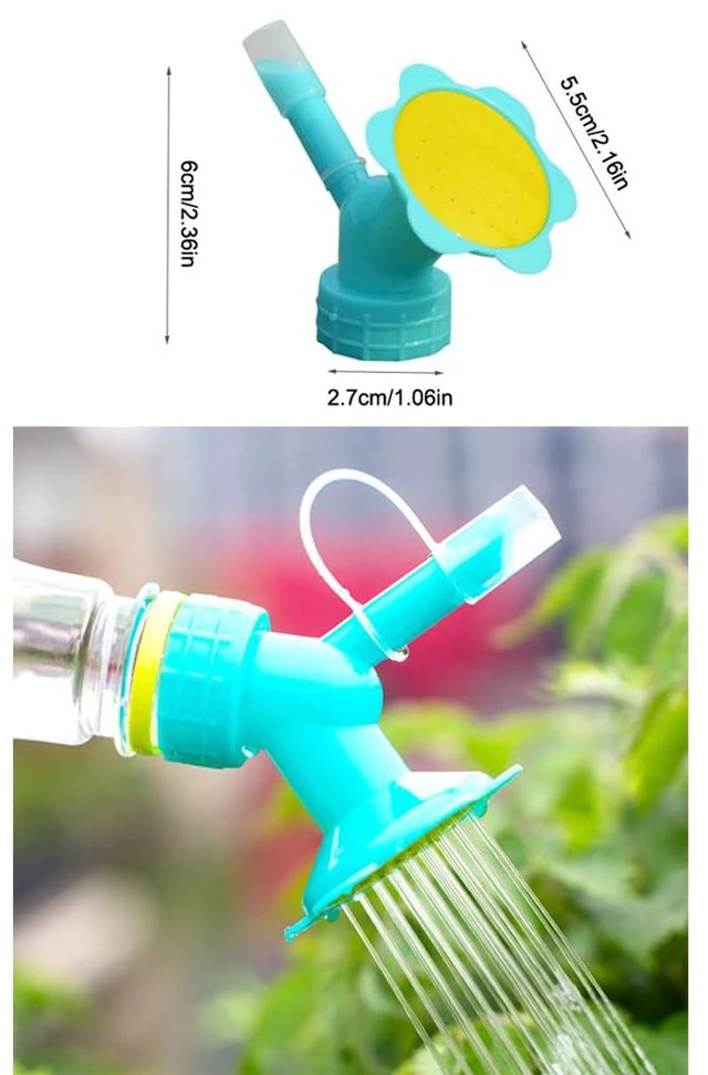 Alt view image 2 of 7 - 4 Pack Spray Bottles Cap Sprinkler Head Watering Can Spout Soft Shower Plant Mister Spray Nozzle Sprayer Cap for Plants Delicate Seedlings Houseplants Fine Misting Precision Hydration