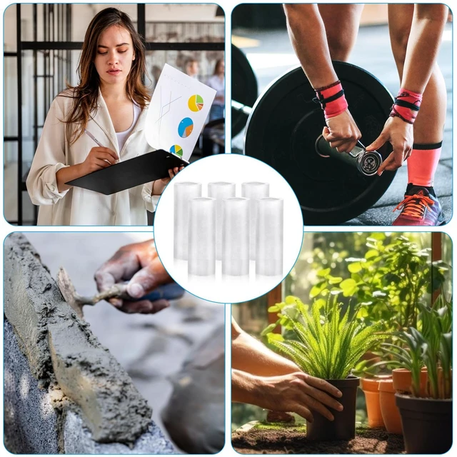 Alt view image 7 of 7 - 20 Pcs Finger Sleeves Protectors Silicone Finger Sleeve Gel Finger Sleeve Protectors Finger Covers Cushions and Protects Rubber Finger Shields Provide Relief forCracked Finger