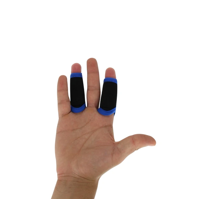 Alt view image 2 of 7 - Single Finger Sleeve Pair - Sports Compression Finger Sleeve for BJJ, MMA, Basketball, Weight Lifting, and More (Small)
