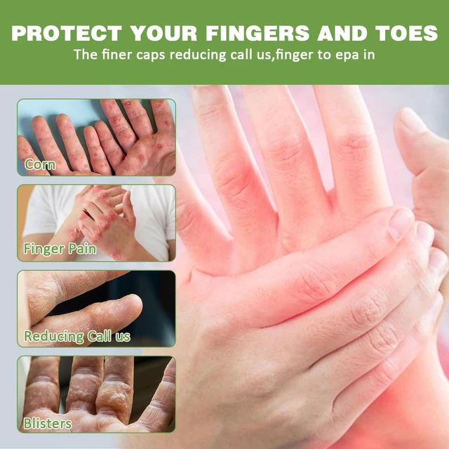 Alt view image 7 of 7 - 30Pcs Gel Finger Sleeve Protectors, Silicone Finger Tubes for Trigger Finger Pain, Arthritis, Finger Cots Sleeve Cushions Provide Relief for Finger Cracking, Corns, Blisters and Calluse Protect