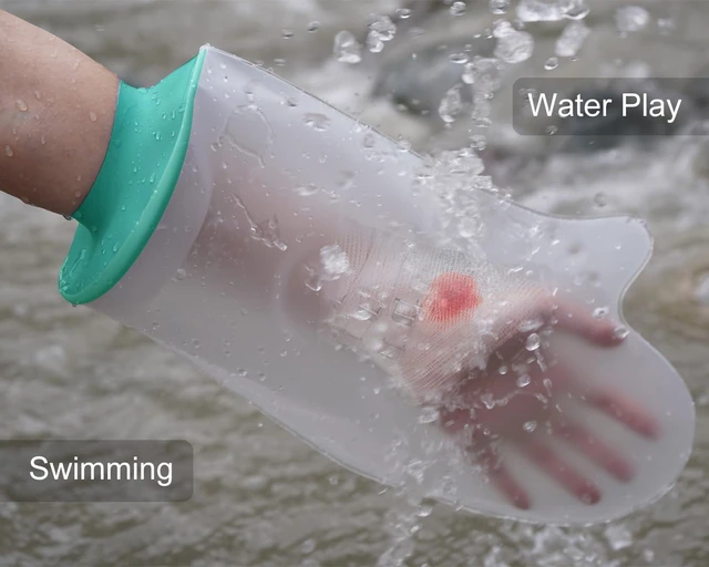 Alt view image 6 of 6 - Waterproof Hand Cast Cover, Hand Cover for Shower After Surgery | Hand Cast Covers for Shower Adult, Soft Comfortable Cast Protector for Wrist, Fingers, Reusable Cast Bag for Swimming
