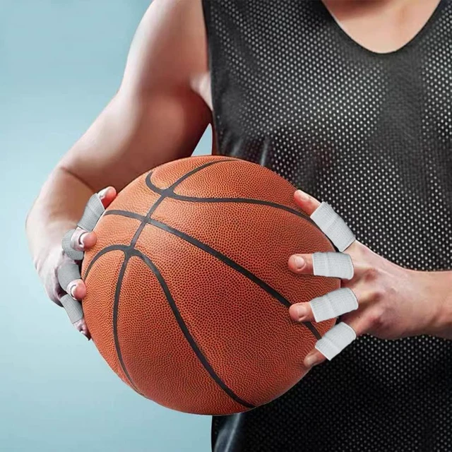 Alt view image 5 of 7 - 20 Pcs Finger Sleeves Protectors, Elastic Sport Finger Sleeves,Skin Tone/Grey