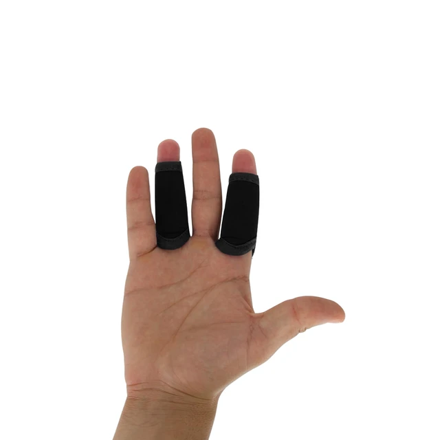 Alt view image 2 of 7 - Single Finger Sleeve Pair - Sports Compression Finger Sleeve for BJJ, MMA, Basketball, Weight Lifting, and More (X-Large)