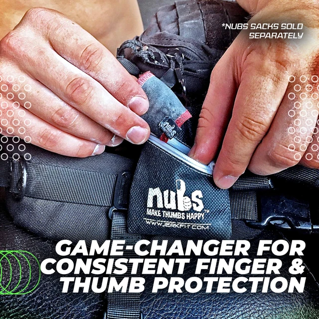 Alt view image 4 of 7 - NUBS Finger Caddies, Pair (Black, Medium) - Durable Thumb and Finger Sleeves to Prevent Golf Blisters - Comfortable Golf Glove and Finger Tape Alternative for Thumb and Finger Protection