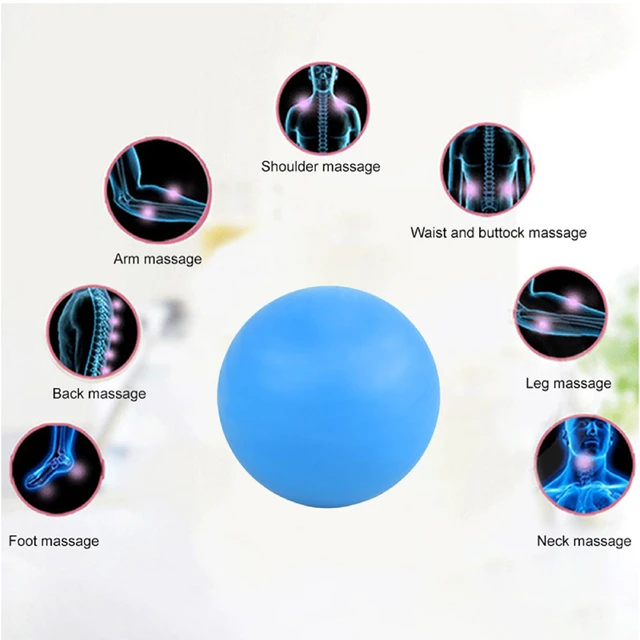 Alt view image 3 of 7 - Massage Lacrosse Ball Therapy for Sore Muscles Myofascial Release | Shoulders, Neck, Back, Foot, Body, Deep Tissue, Trigger Point, Muscle Knots, Yoga