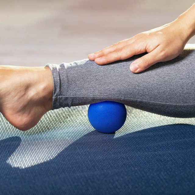 Alt view image 5 of 7 - 2-Pack Firm Lacrosse Massage Balls (Green&Blue) | For Deep Tissue, Trigger Point & Myofascial Release Therapy, Relieve Muscle Knots