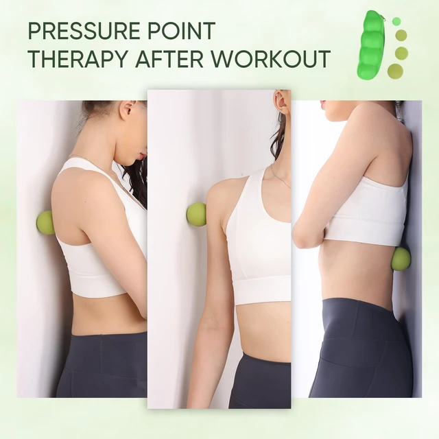Alt view image 5 of 7 - Firm Massage Lacrosse Ball Set, 4 Sizes for Myofascial Release | Deep Tissue Recovery Tool for Athletes, Fitness, Hands, Feet, Trigger Point & Mobility Training with Guide and Pea Pod Case
