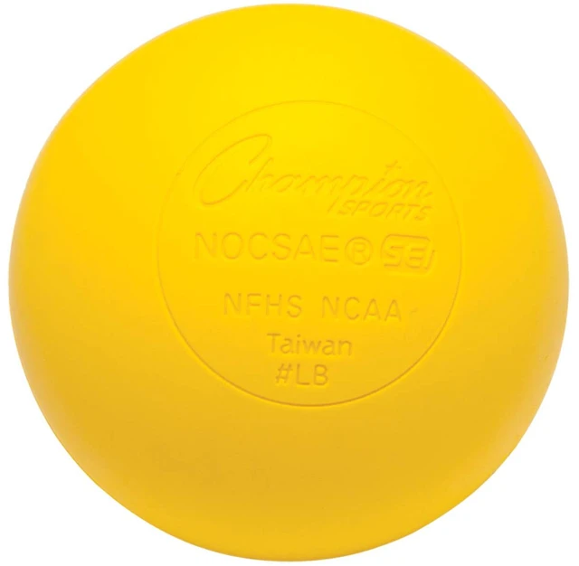 Alt view image 2 of 7 - Colored Lacrosse Balls: Yellow Official Size Sporting Goods Equipment for Professional, College & Grade School Games, Practices & Recreation - NCAA, NFHS and SEI Certified - 2 Pack
