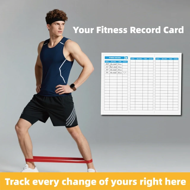 Alt view image 7 of 7 - 6-Level Resistance Loop Bands Up to 55LBS for PT & Strength | Color-coded, tear-resistant, quick rebound. Tracker card, bag & guide. Yoga, Pilates, home, travel & gym.