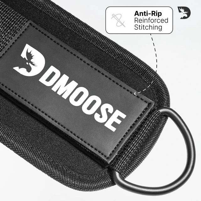 Alt view image 5 of 7 - Ankle Strap for Cable Machine Attachments - Gym Ankle Cuff for Kickbacks, Glute Workouts, Leg Extensions, Curls, Booty Hip Abductors Exercise for Men Women