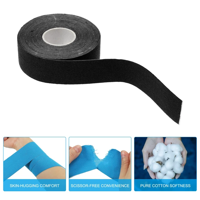 Alt view image 4 of 7 - 16.4ft x 1 Inch Aerial Hoop Tape, Athletic Tape Adhesive Non-Slip Grip Tape Yoga Rig Sports Tape for Wrapping Exercises Gymnastics, Black