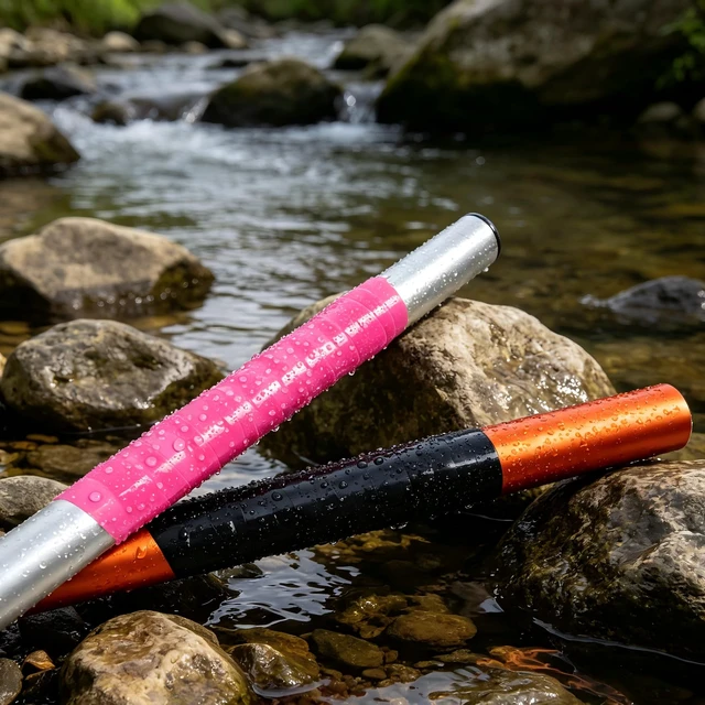 Alt view image 4 of 7 - Pink 12ft Self-Fusing Silicone Grip Tape | Non Slip Rubber Wrap Grip Tape for Kayak Paddles, Pull Up Bar, Bike Handles, Gym Equipment, Fishing Rod, Tool Grips