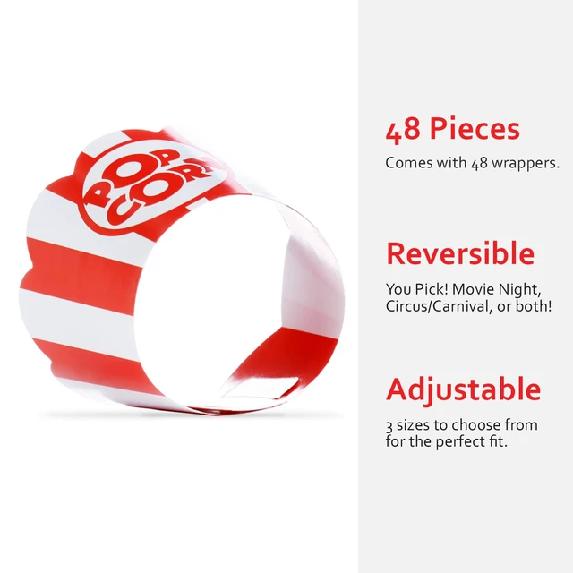Alt view image 5 of 7 - Popcorn Cupcake Wrappers & Holders, 48 Count