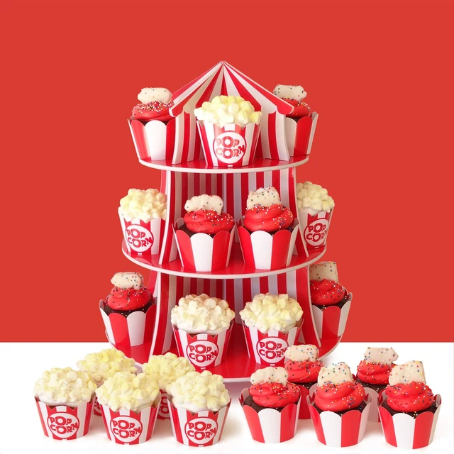 Alt view image 2 of 7 - Popcorn Cupcake Wrappers & Holders, 48 Count