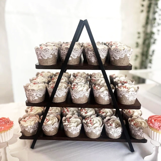 Alt view image 7 of 7 - Birch & Burlap Cupcake Wrappers, 48 Count - Weddings