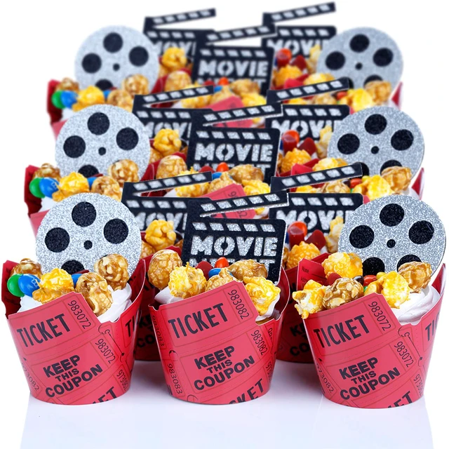 Alt view image 2 of 7 - Raffle Ticket Cupcake Wrappers 36 Count Carnival Theme