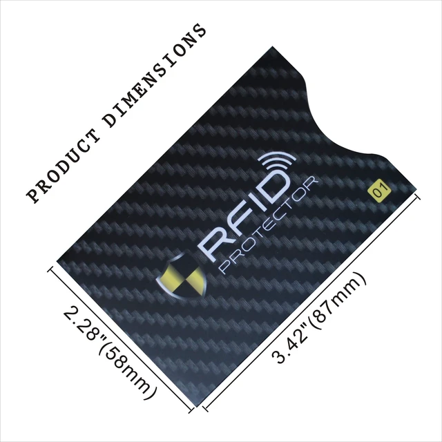 Alt view image 5 of 7 - Set of 8 RFID Blocking Sleeves 8 Credit Card Protector Holders Identity Theft Protection Secure Sleeves for Men & Women Smart Slim Design Fits Wallet/Purse (Black)