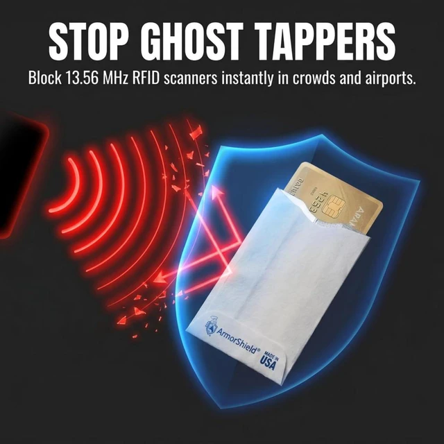 Alt view image 3 of 7 - TYVEK RFID Blocking Credit Card Sleeves Protectors | 100% MADE IN USA - For Travel wallet, pocket or purse. Safeguard against identity theft (GRAY-5PACK)